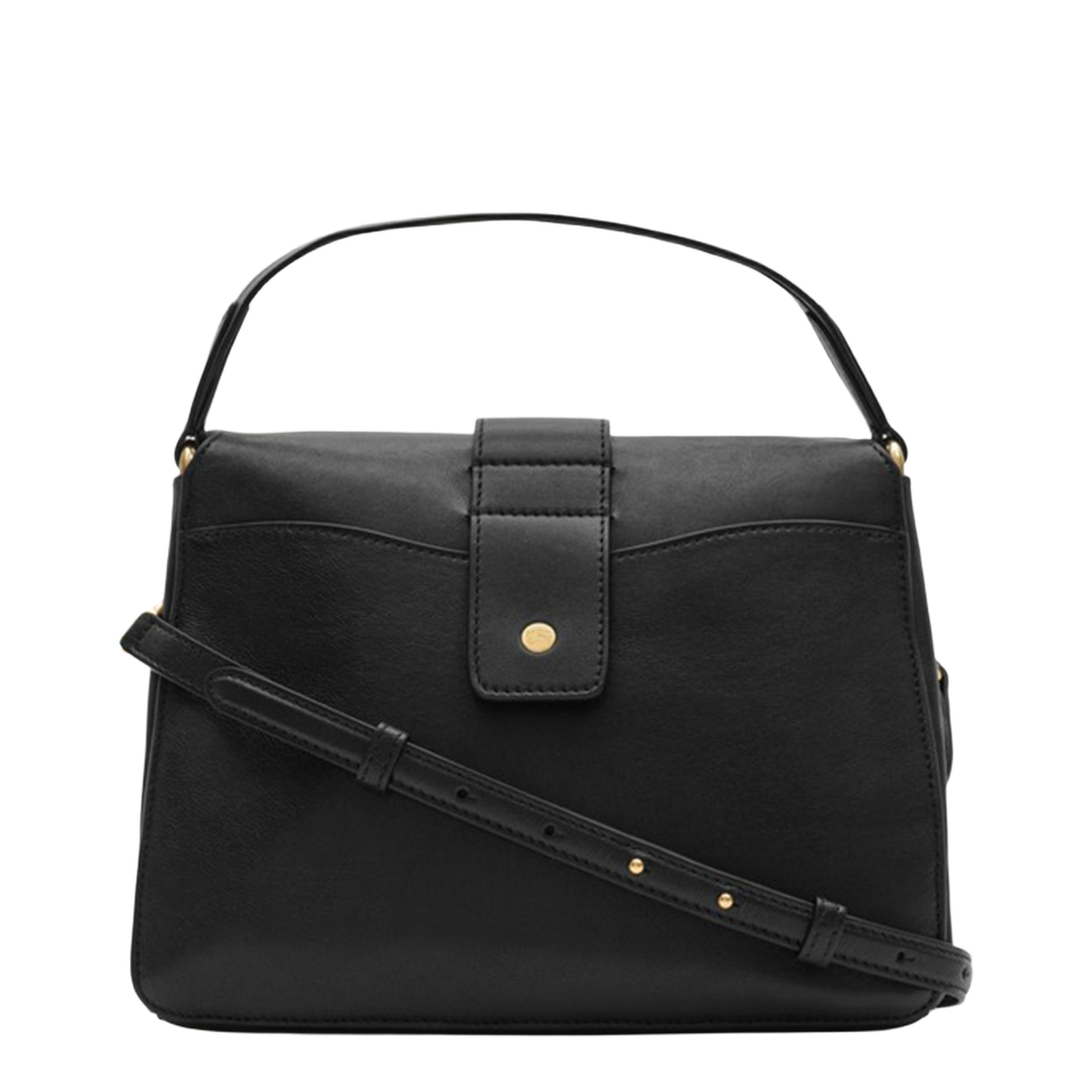 Rider Small Lambskin Shoulder Bag - Black - Image 3