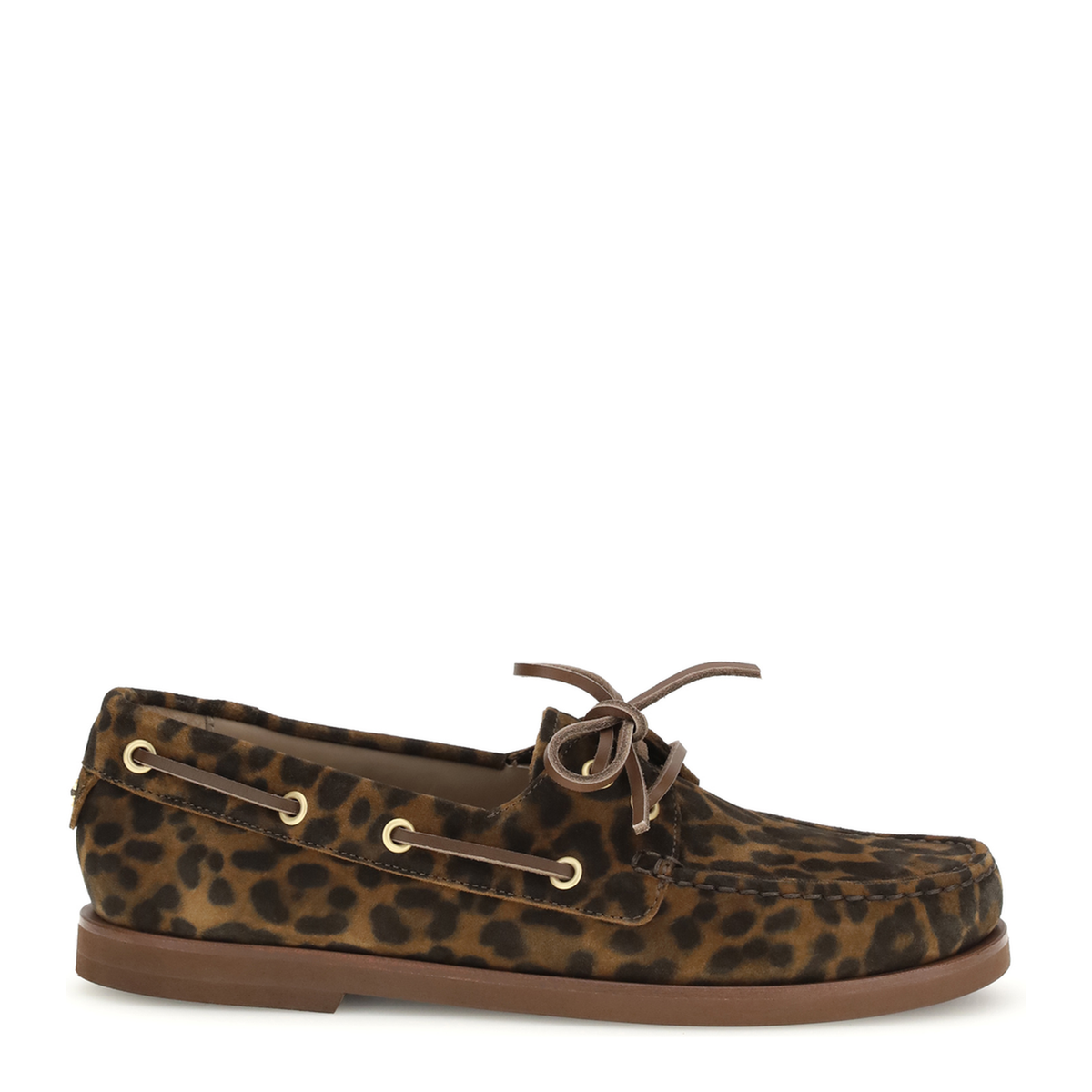 Leopard Print Loafer Shoes - Image 1