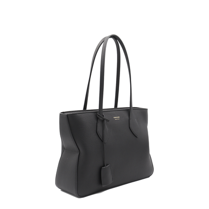 Ferragamo Black Leather Tote Bag - Image 2