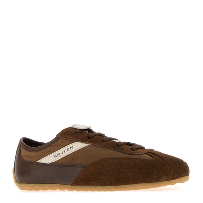 Chocolate Leather Boxe Sneakers - Image 2