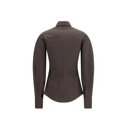Cotton Blend Shirt With Tie - Image 2