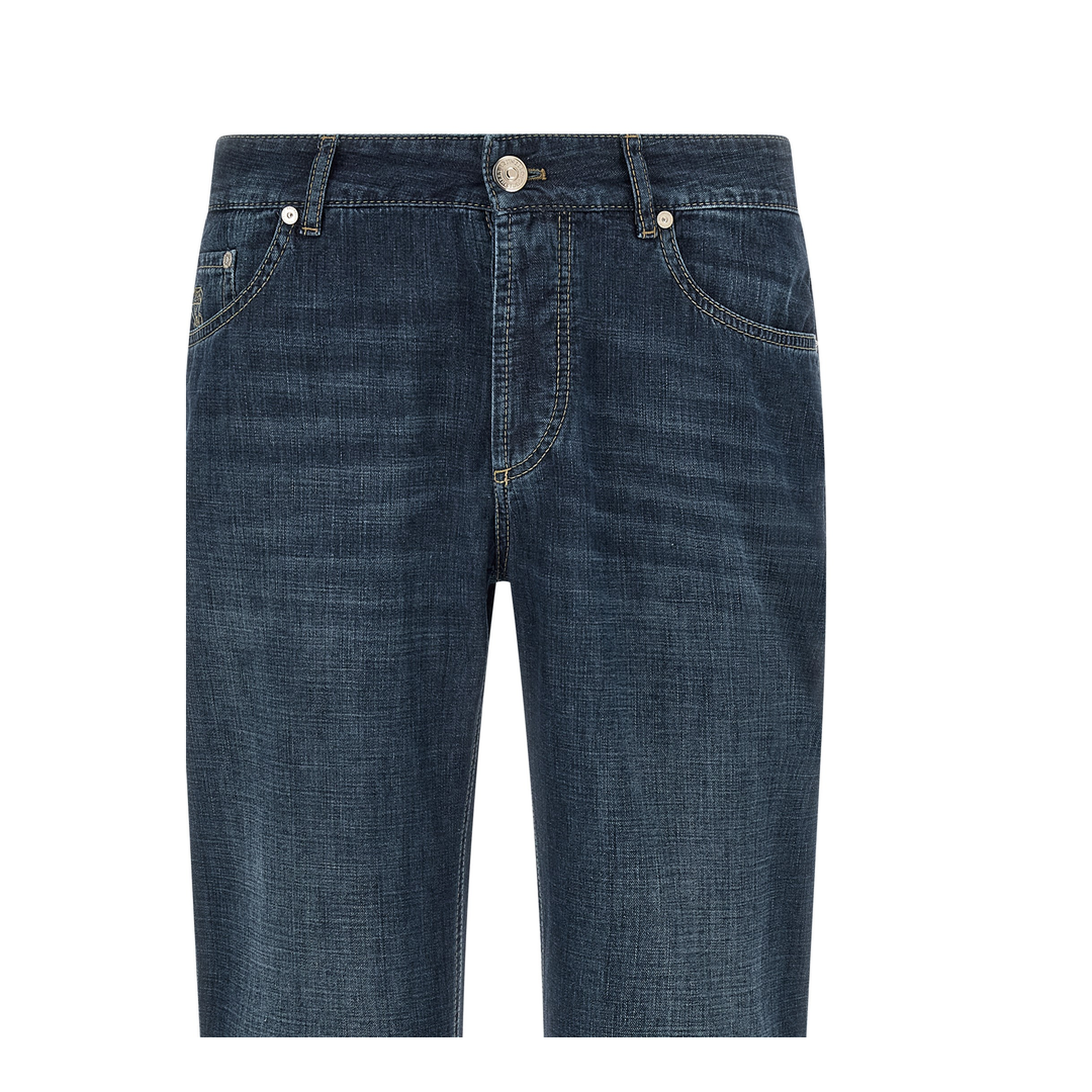 Embroidered-Logo Jeans - Image 5