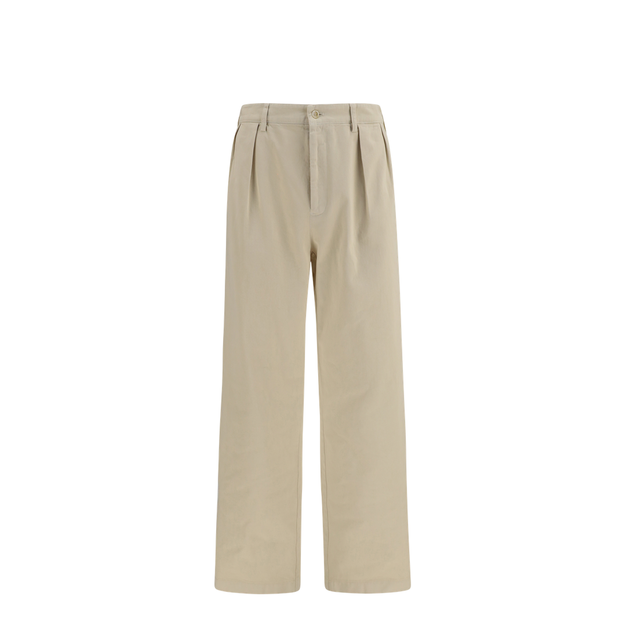 Straight-leg Cotton Pants - Image 1