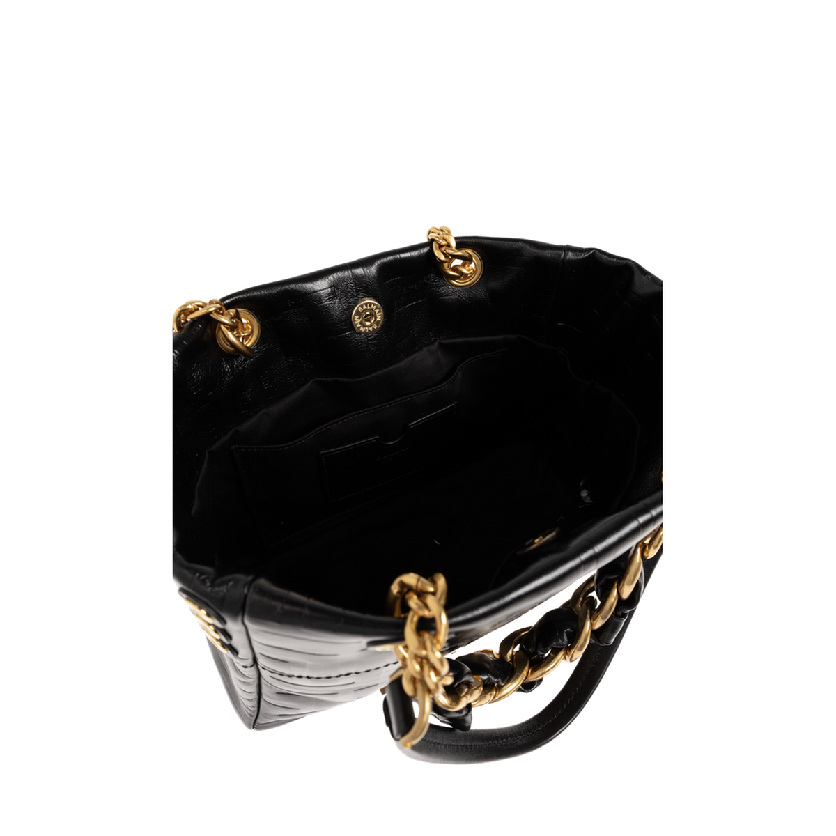 1945 Small Leather Tote Bags - Black - Image 3