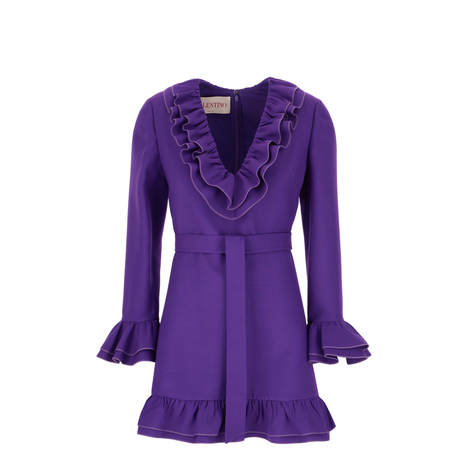 Crepe Couture Mini Dress - Image 4