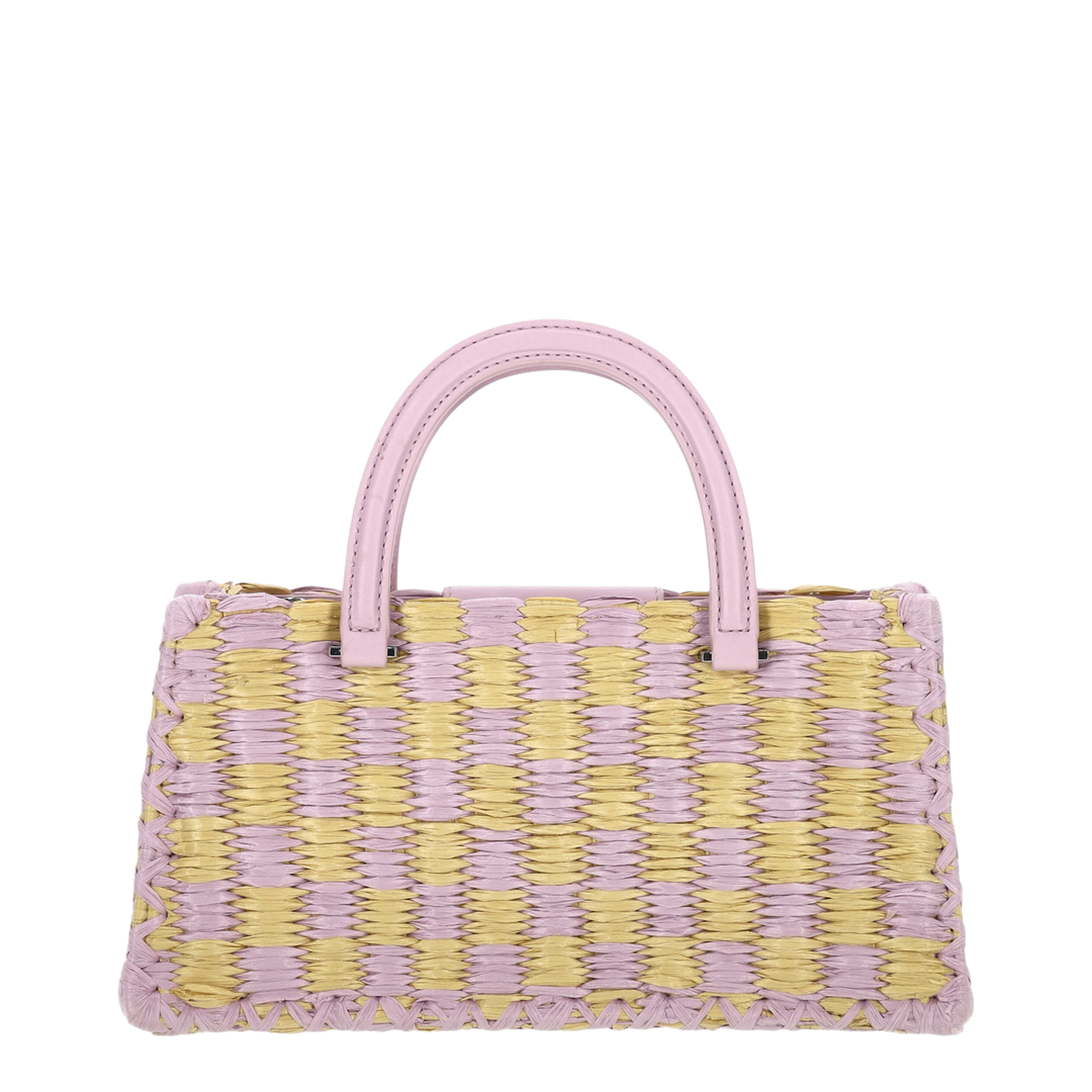 Ella Hand-Woven Raffia Bag - Image 1