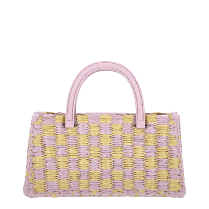Ella Hand-Woven Raffia Bag - Image 1