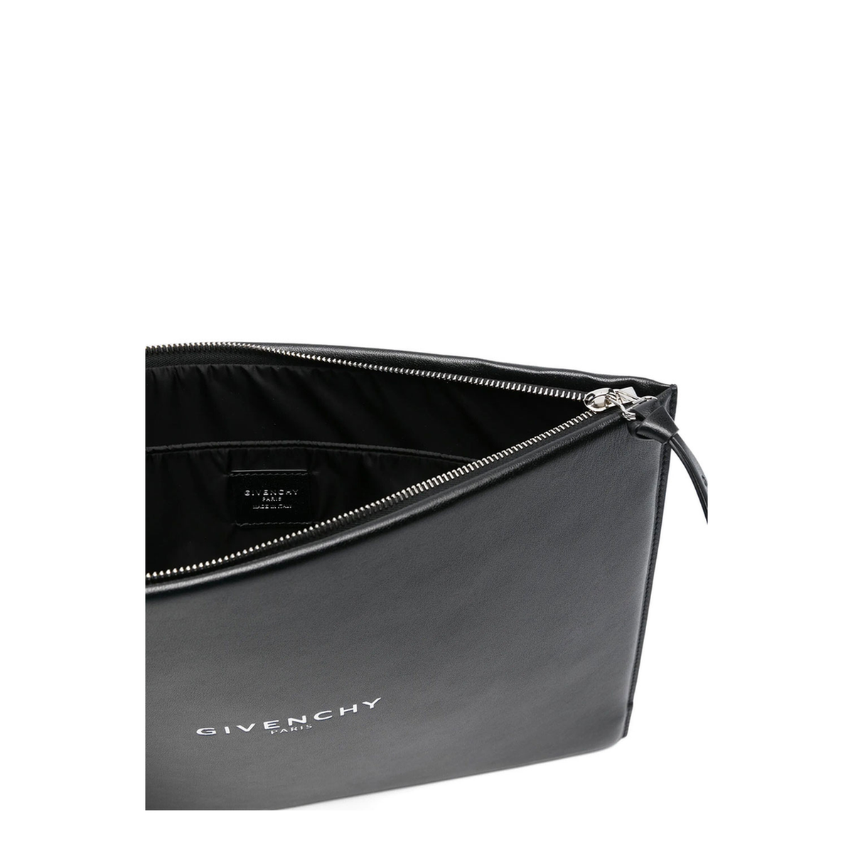 Antigona Large Calfskin Pouch - Black - Image 3