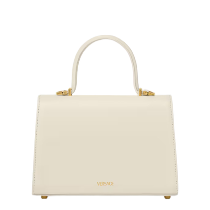 '95 Leather Handbag - White/Gold - Image 4