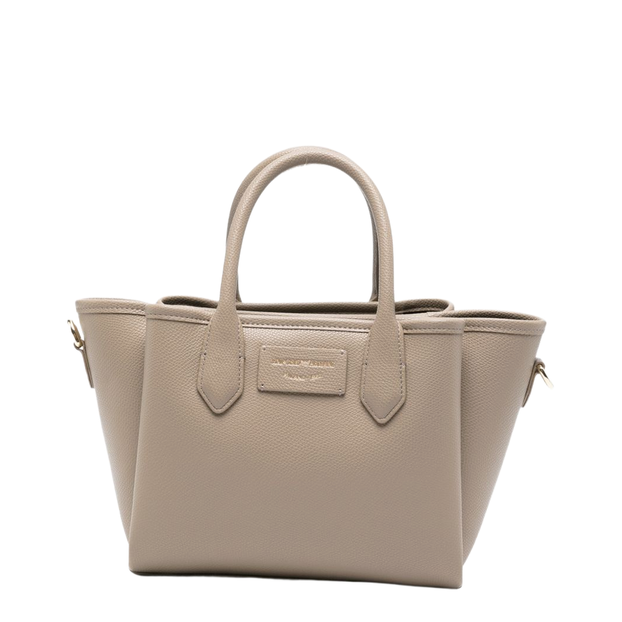 Odette Polyurethane Handbag - Dove Grey - Image 1