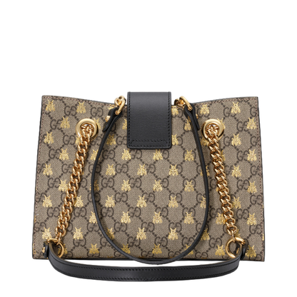 Padlock Small GG Shoulder Bag Beige - Image 5