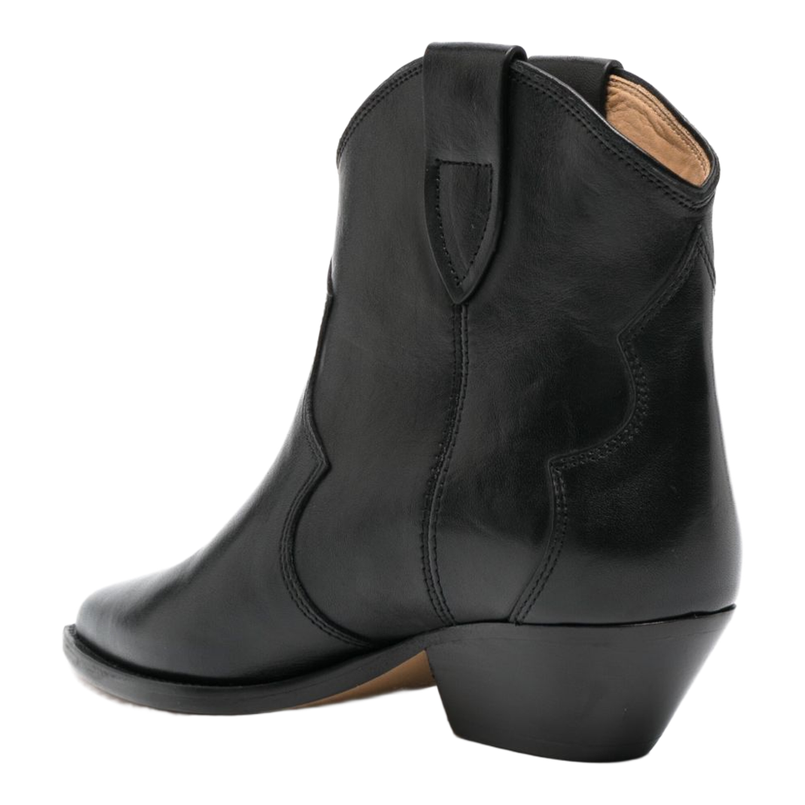 Calf Leather Low Boots Black - Image 2