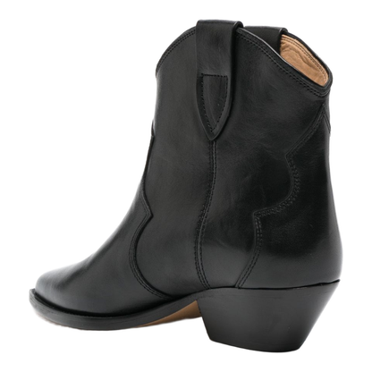 Calf Leather Low Boots Black - Image 2