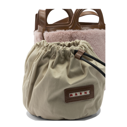 Tropicalia Small Smooth Leather Handle Bag - Light Pink - Image 4