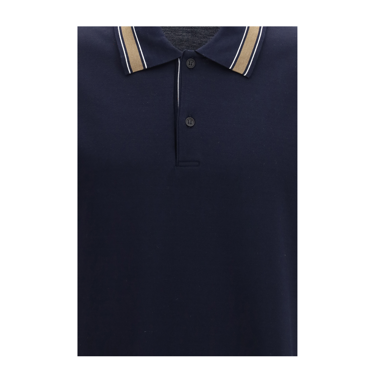 Cotton Piqu Polo Shirt - Image 3