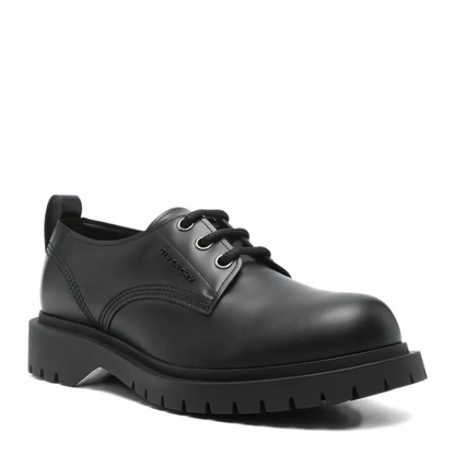 Brushed Leather Chunky Derbies - Image 3