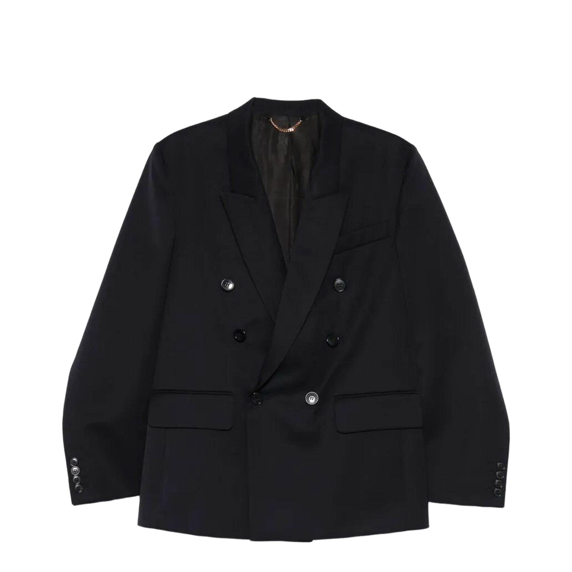 Double-Breasted Wool Tailored Jacket - Image 1