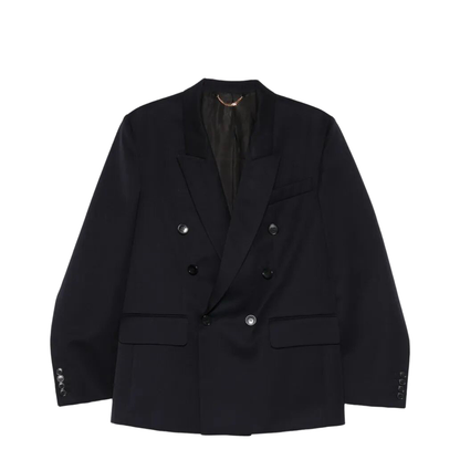 Double-Breasted Wool Tailored Jacket - Image 1