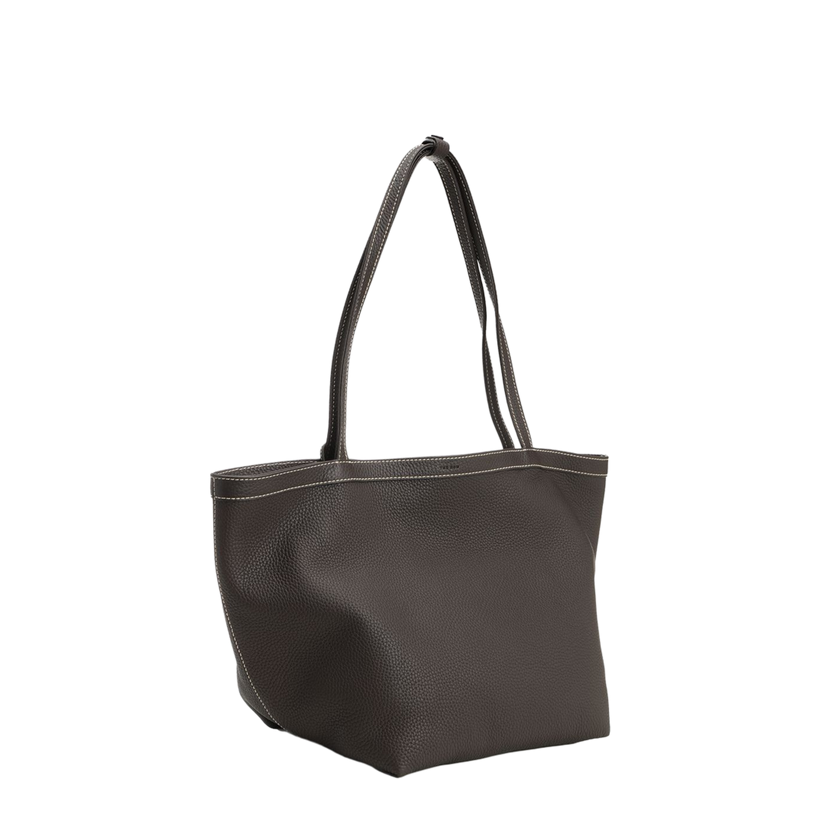 Park Tote Three Stitch Tote Bag Leather Brown - Image 2