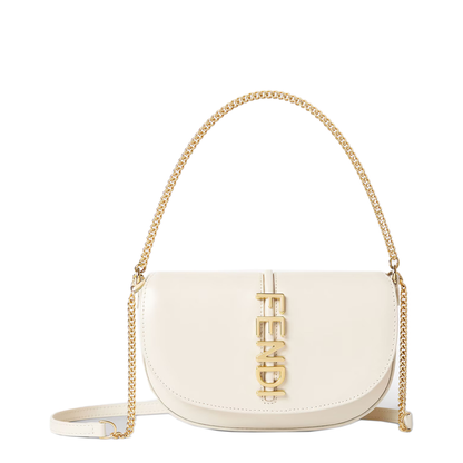 Wallet on Chain Leather White - Image 5