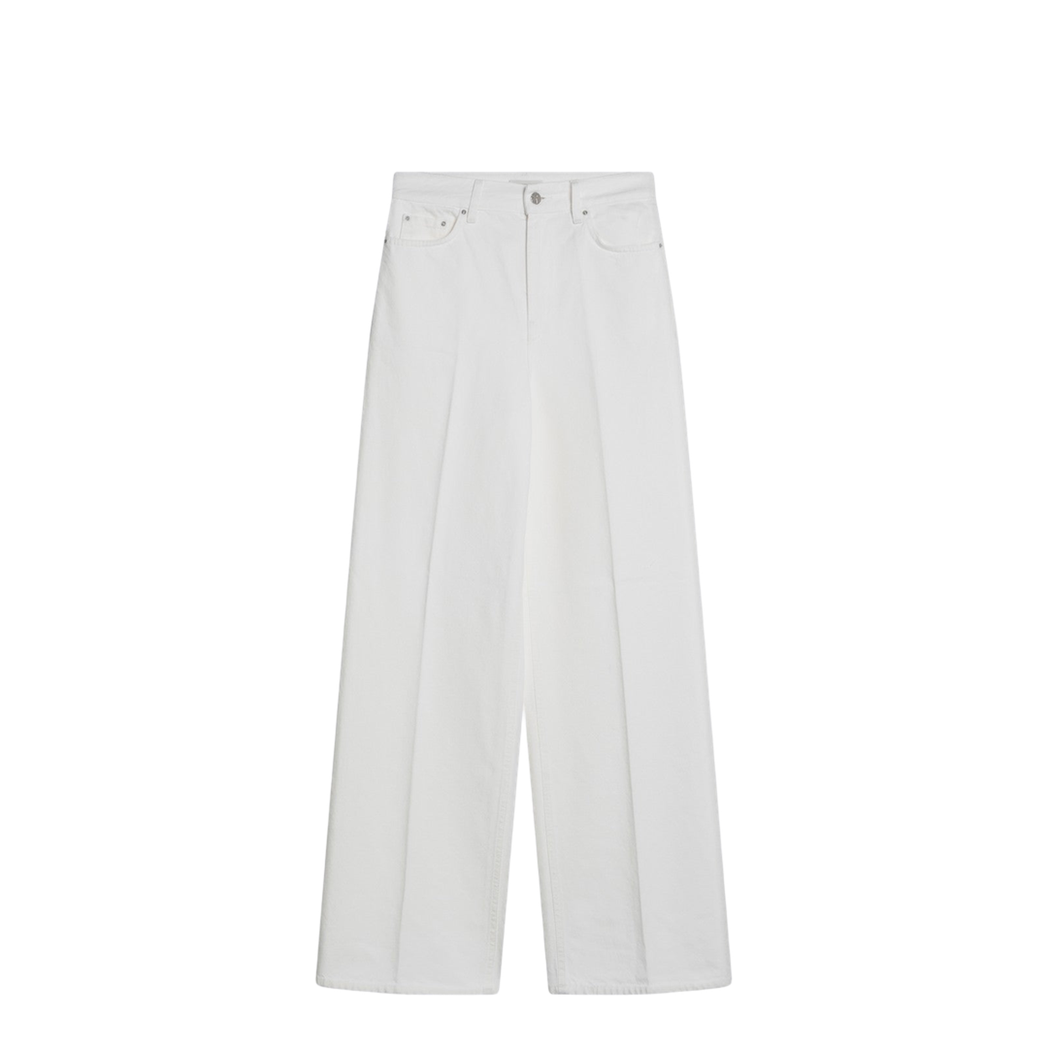 White Pants in Organic Cotton - Image 1