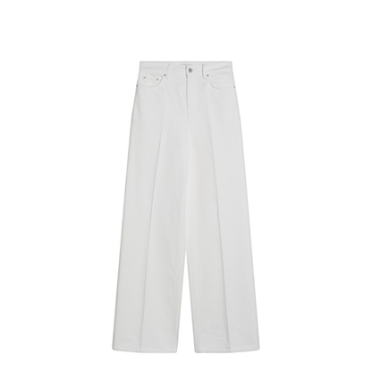 White Pants in Organic Cotton - Image 1