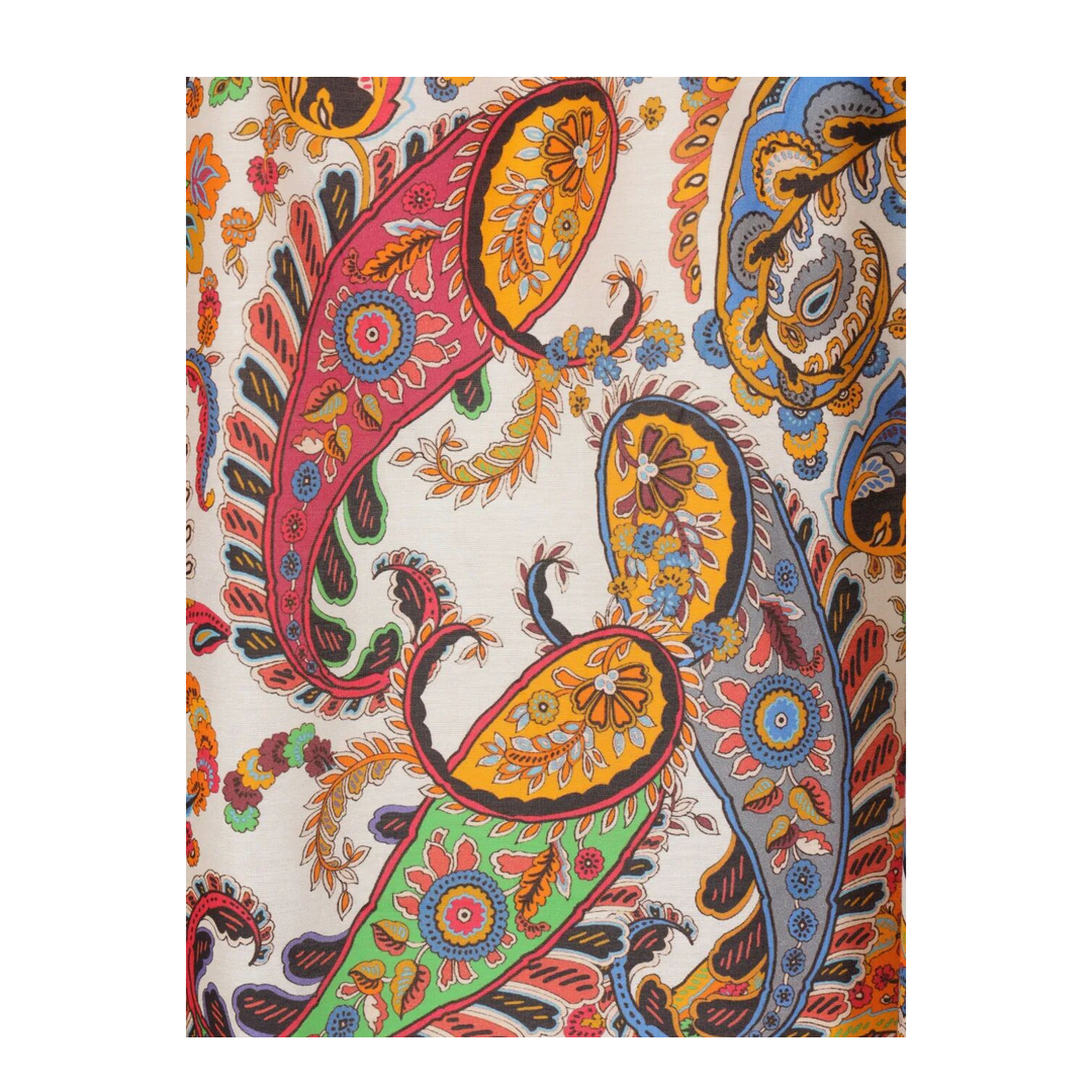 Paisley-Print Tie-Neck Silk Blend Blouse - Image 4