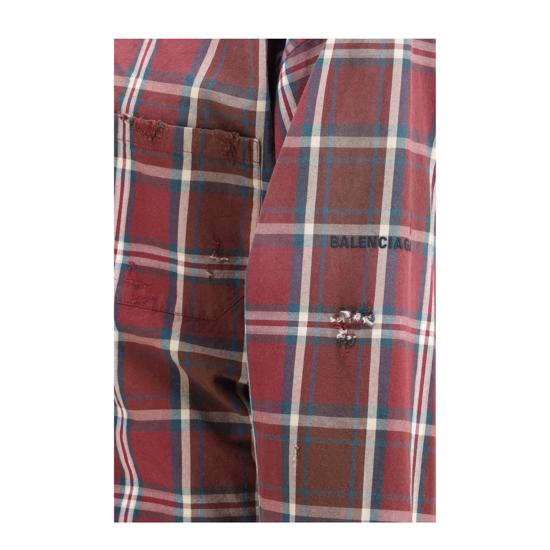 Zip Shirt in Cotton-Blend Flannel - Image 3