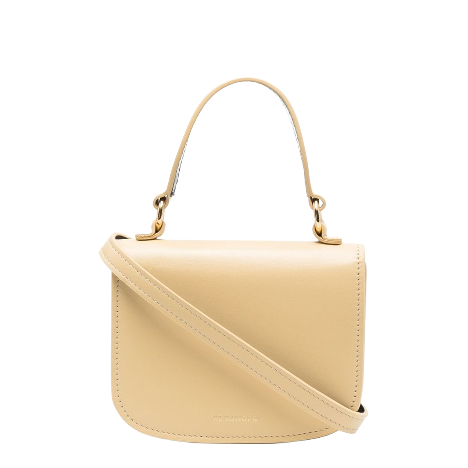 Logo-Plaque Clutch with Handle - Image 1