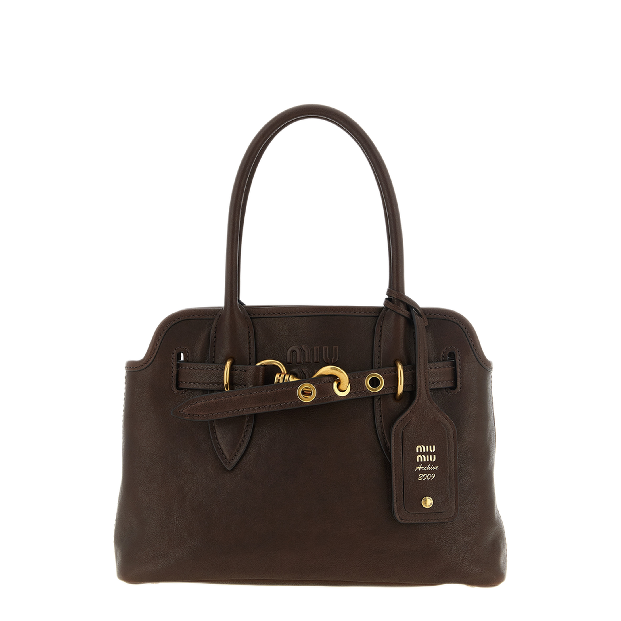 Aventure Nappa Leather Handbag - Briarwood - Image 1