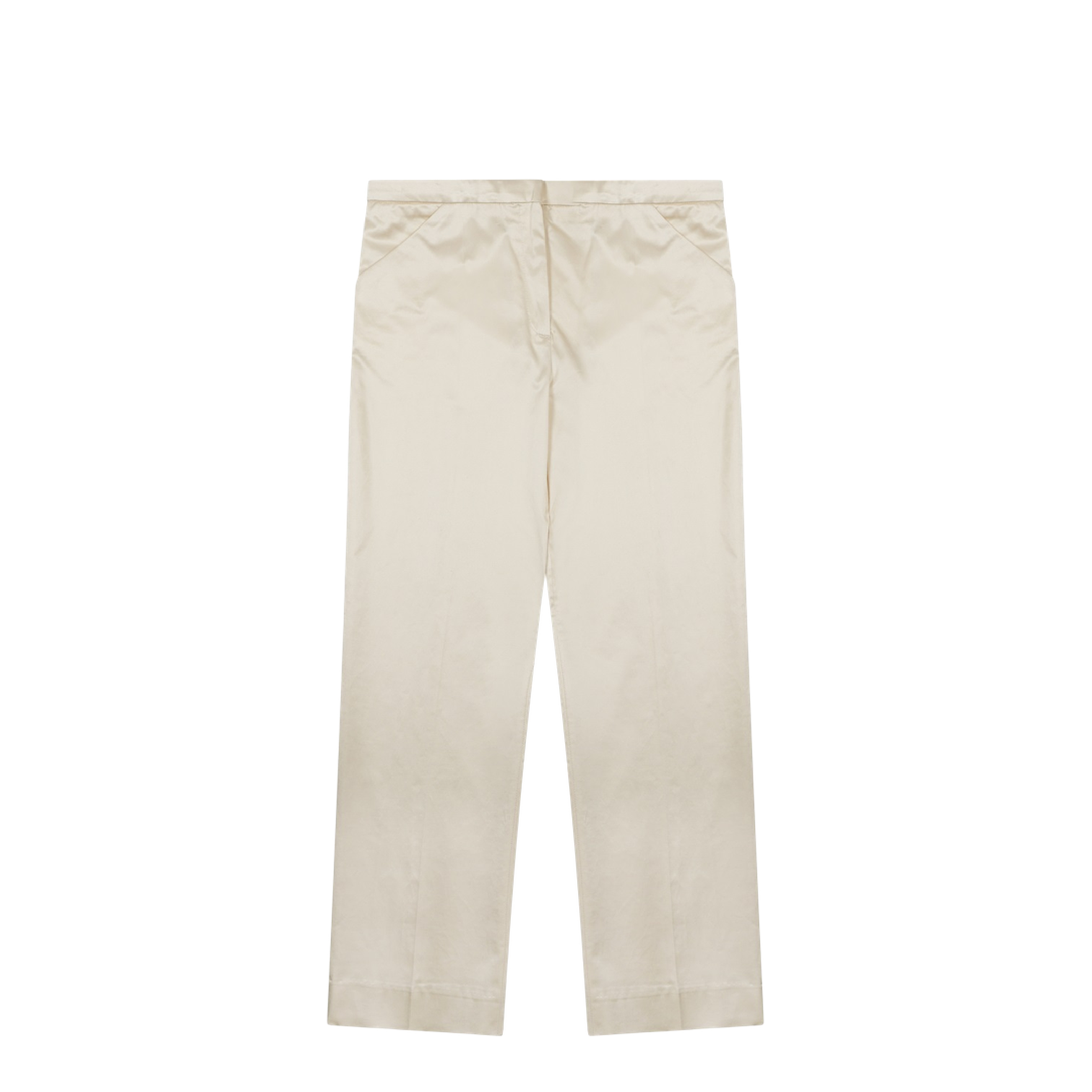 Cropped Straight Pants - Image 1
