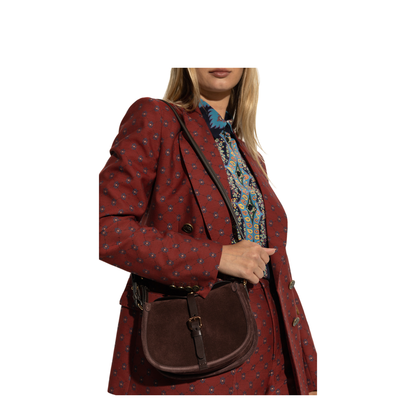 Pony Bag Small Suede Shoulder Bag - Brown - Image 2