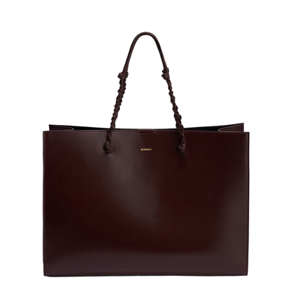 Tangle Calfskin Tote Bag - Dark Earth - Image 1