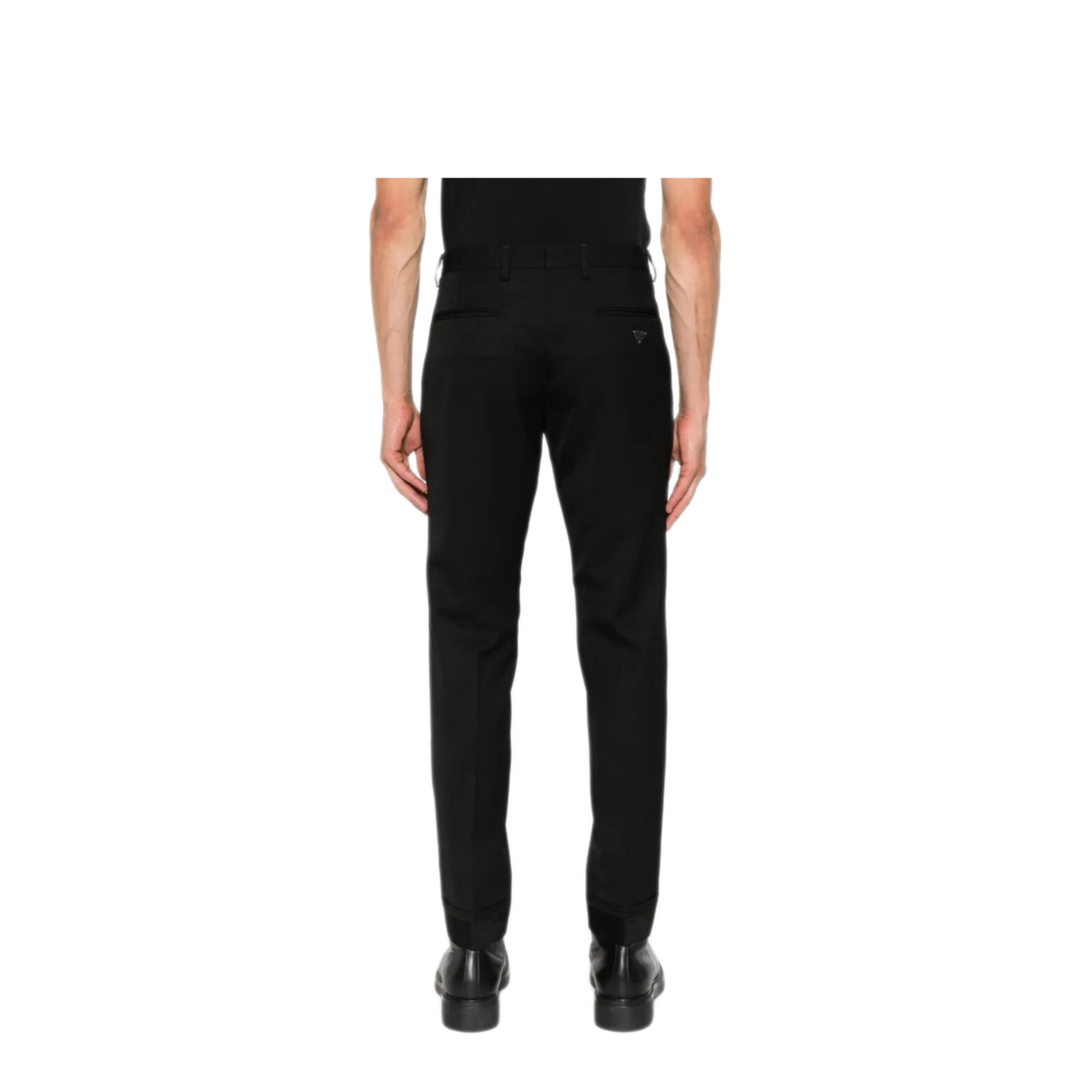 Straight Leg Wool Trousers - Image 4