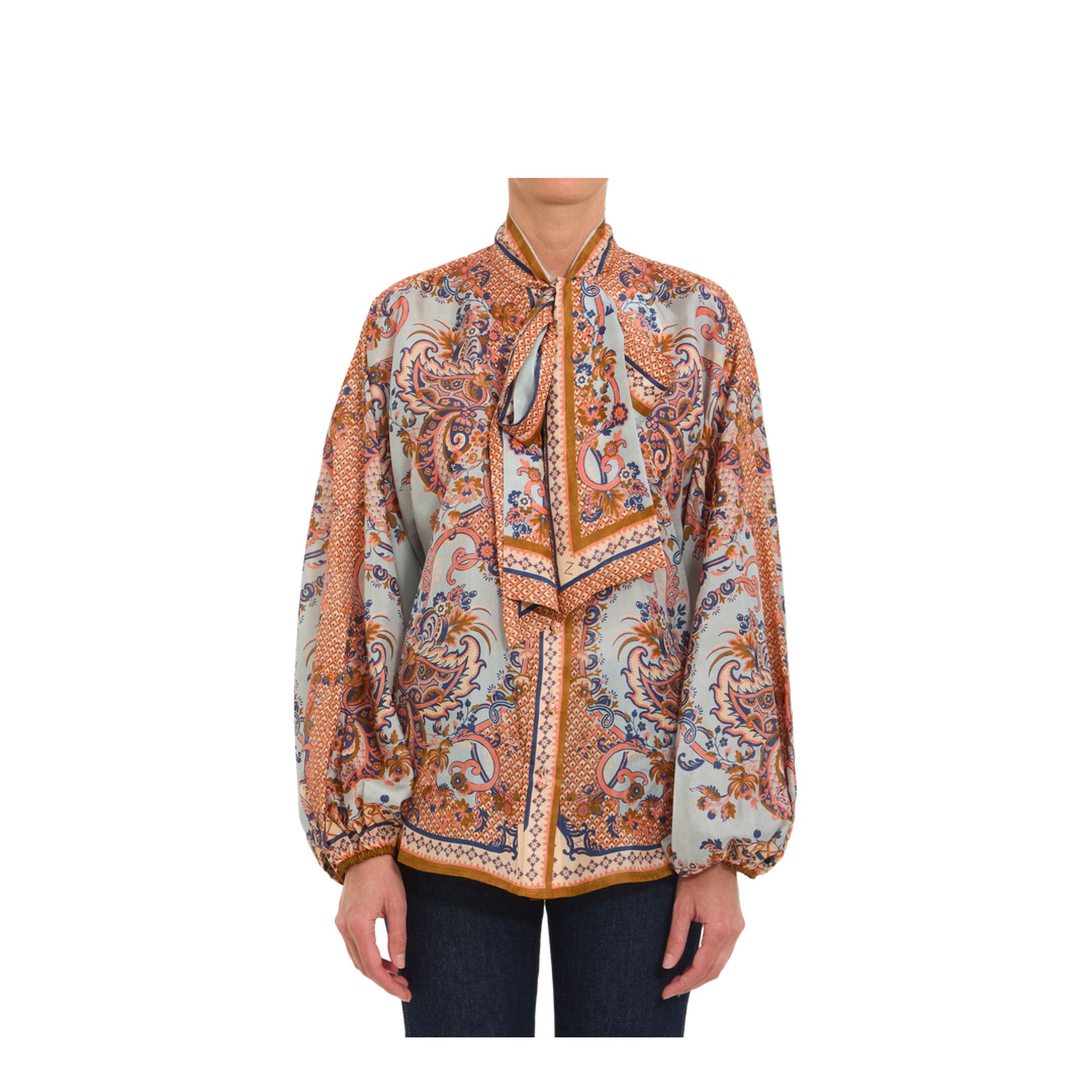 Aster Tie Neck Blouse - Image 1