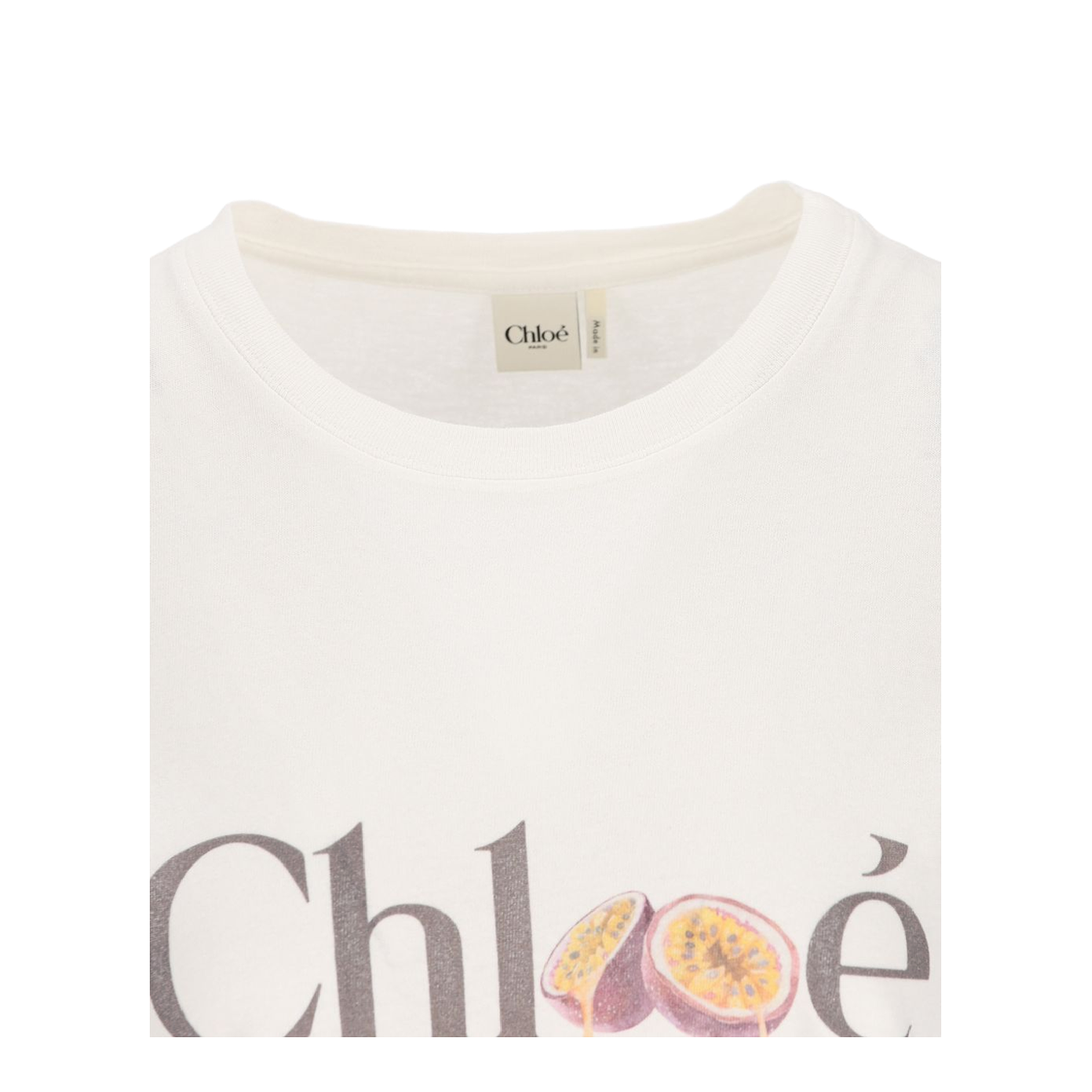 Baby Fit Logo T-Shirt in Cotton Jersey White - Image 4