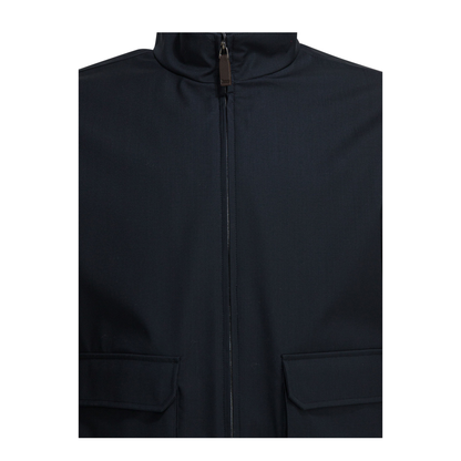 Virgin Wool Bomber Jacket - Image 3
