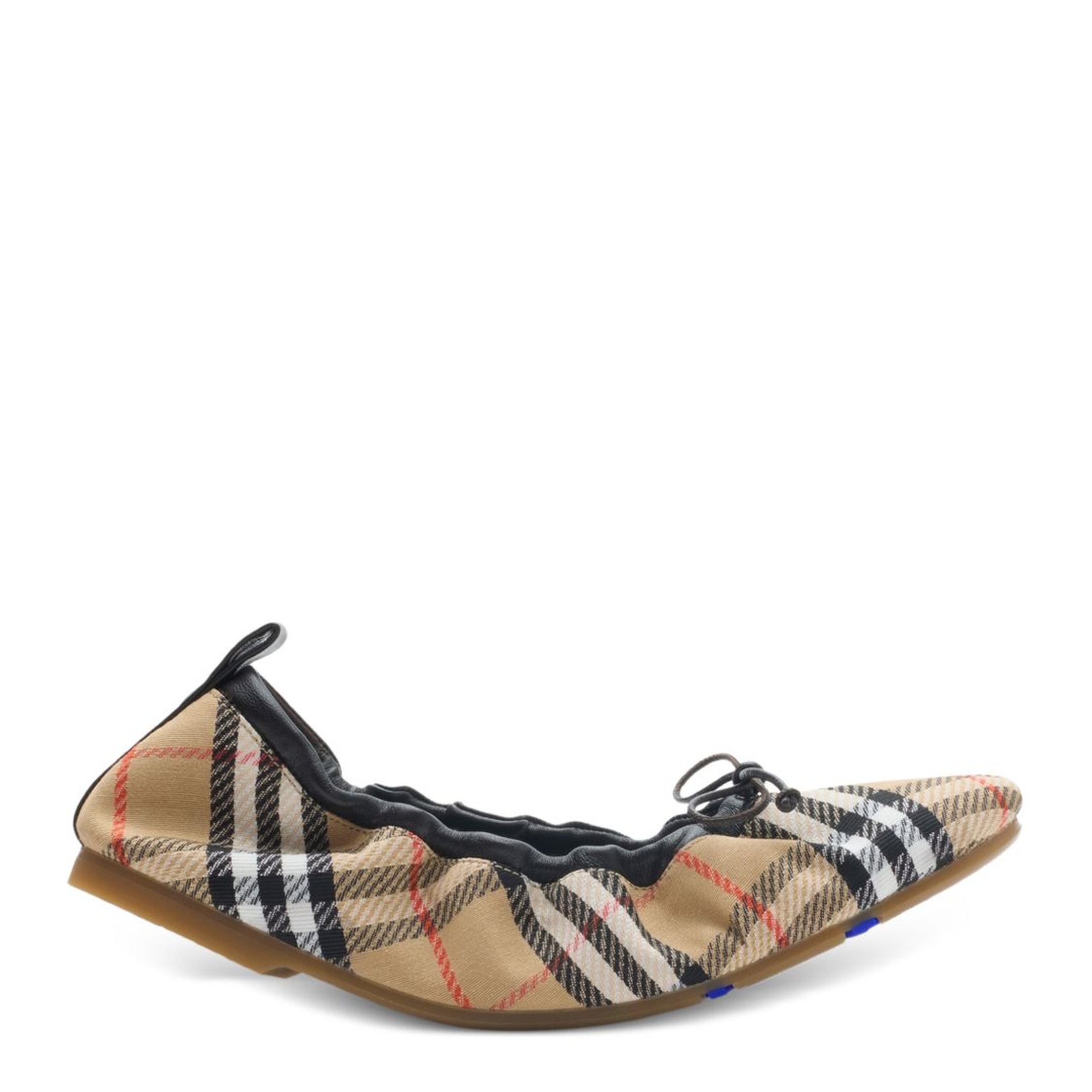 Fawn Check Ballet Flats - Image 1