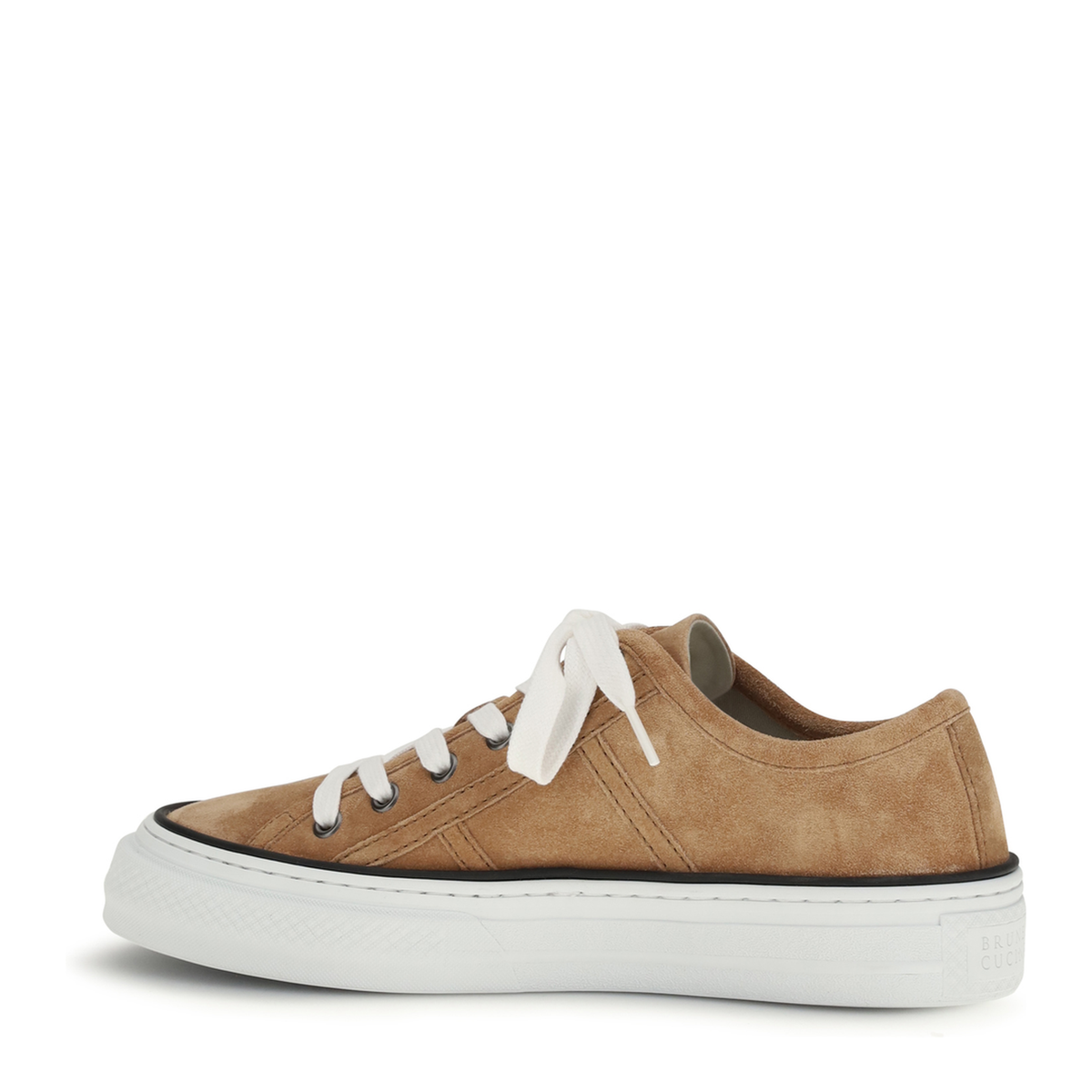 Shiny Tab Suede Sneakers - Image 3
