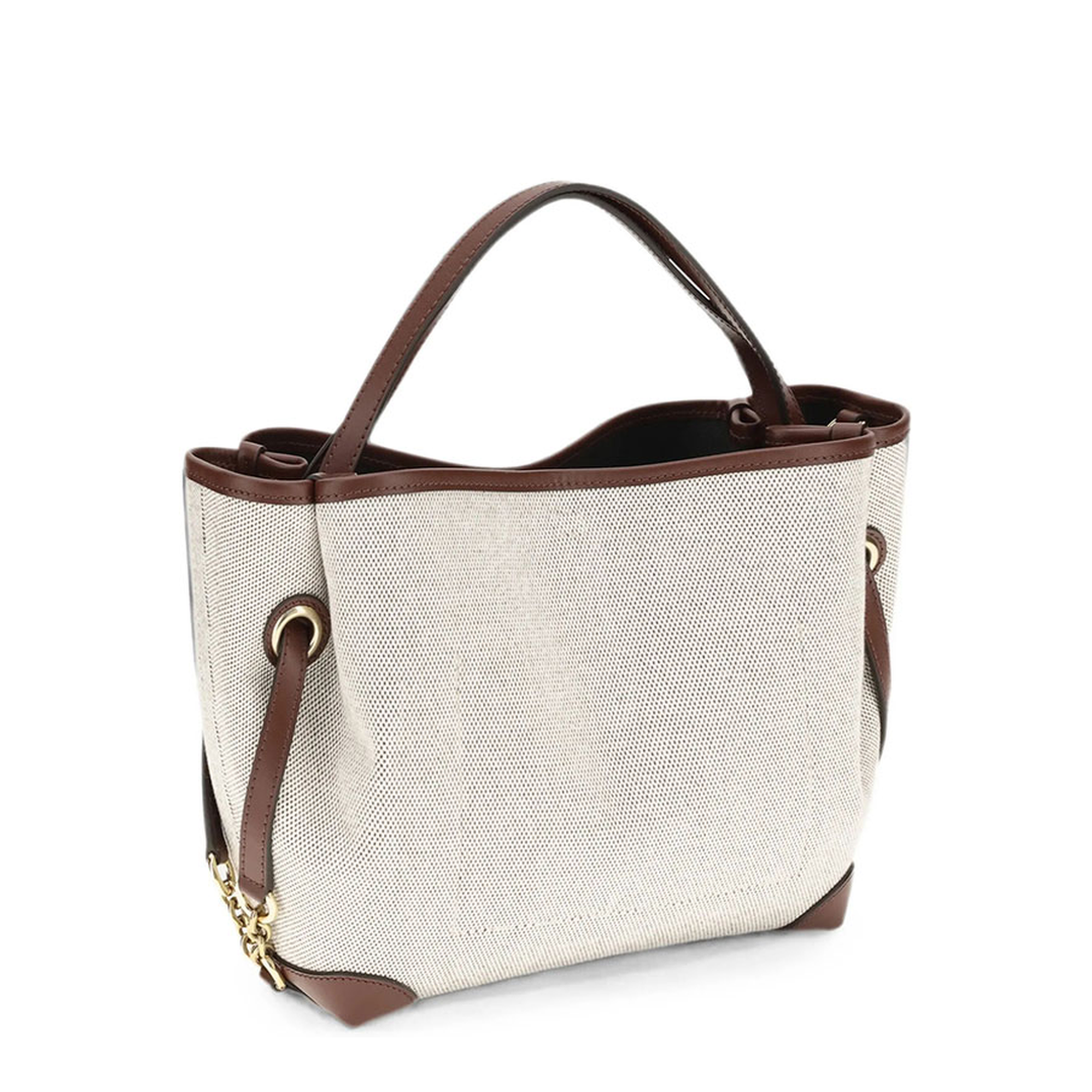Small Clover Double Carry Bag in Canvas - Image 2