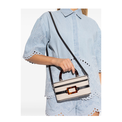 Vanity Belle Vivier Mini Bag Canvas - Image 5