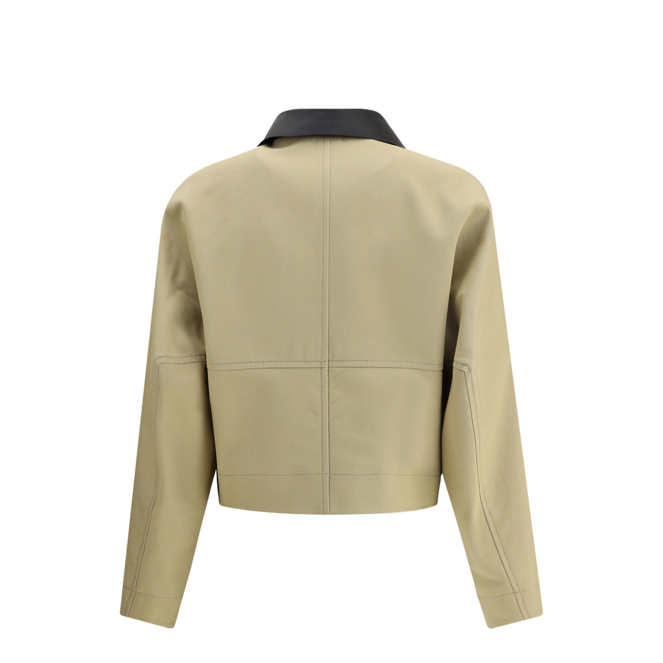 Cropped Cotton and Wool Caban - Image 2