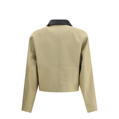 Cropped Cotton and Wool Caban - Image 2