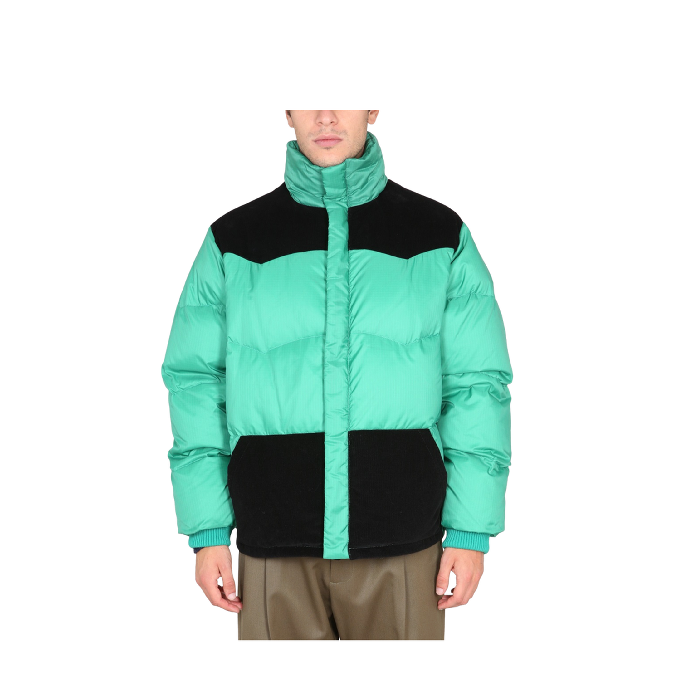 Color-Block Down Jacket - Image 1