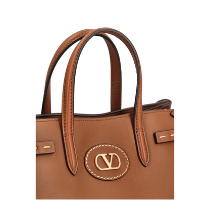 VLogo Signature Handbag Brown - Image 4