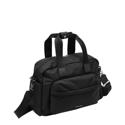 Black Baby Changing Bag with Logo - Image 2