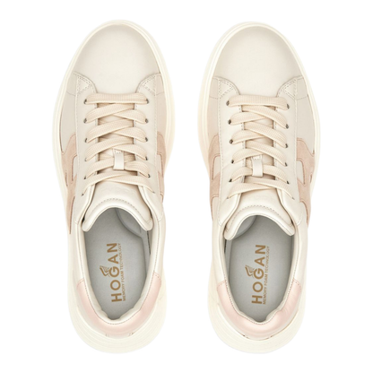 Panelled Design Lace-Up Sneakers - Image 4