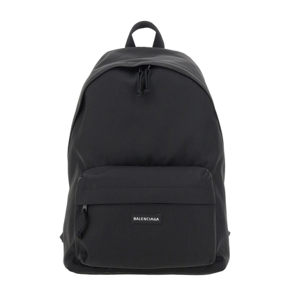 Explorer Nylon Backpack in Black - Image 2