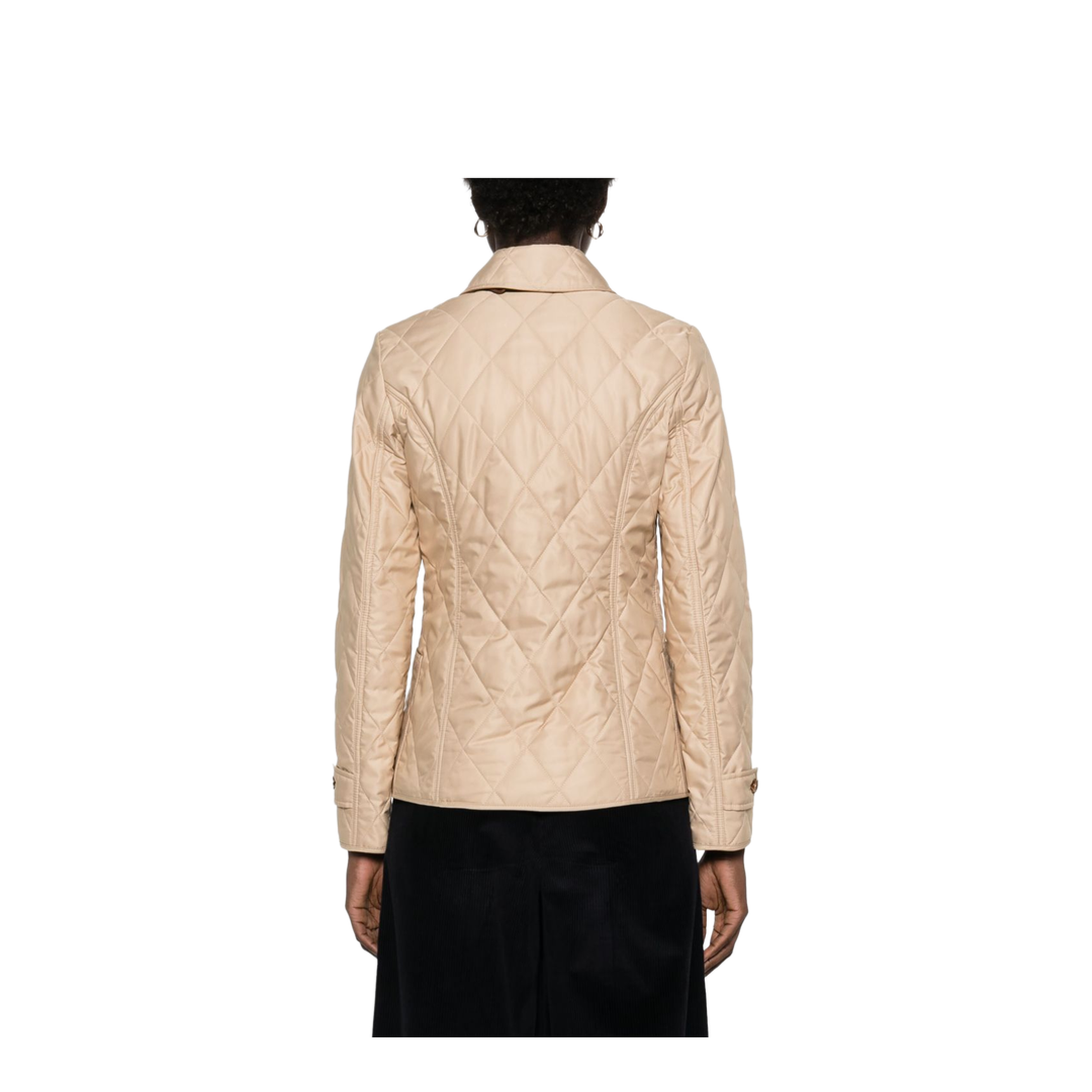 Fernleigh Quilted Jacket With Check Lining - Image 2
