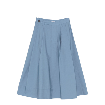 Women's Skirt Silk Blue - Image 1
